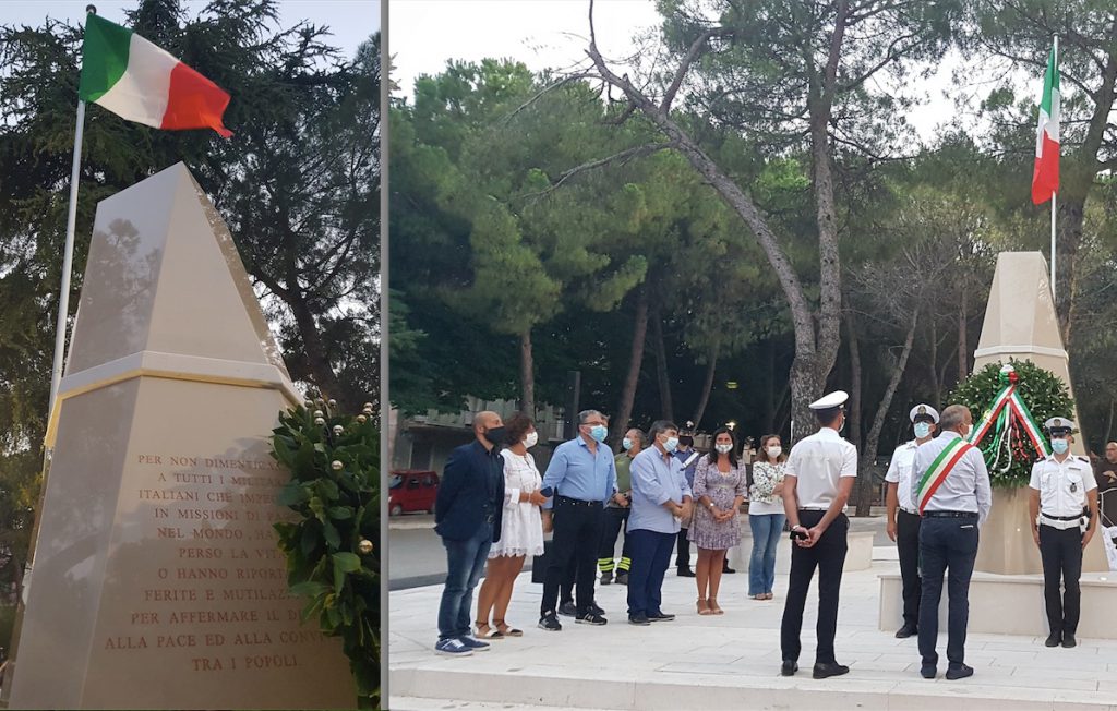 Vico, un monumento e una piazza in onore dei Caduti nelle missioni di Pace